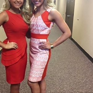 Orange and Cream Antonio Melani Dress